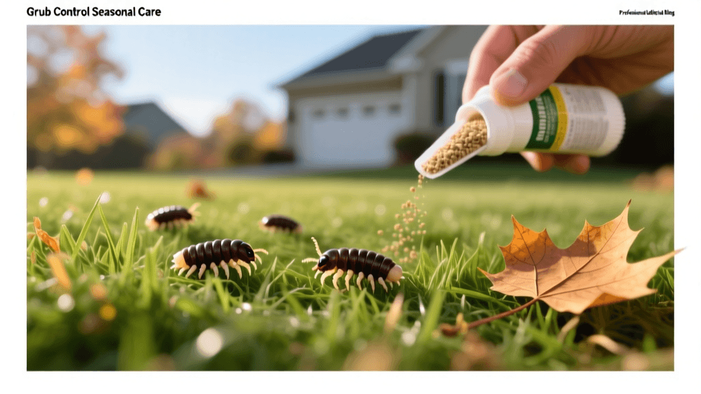 Fall Grub Control: A Seasonal Lawn Pest Care Guide