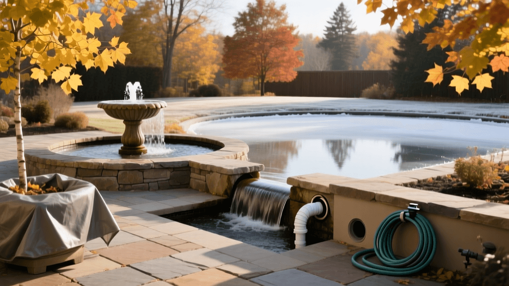 Winterizing Your Landscape: Fall Hardscape and Water Feature Care