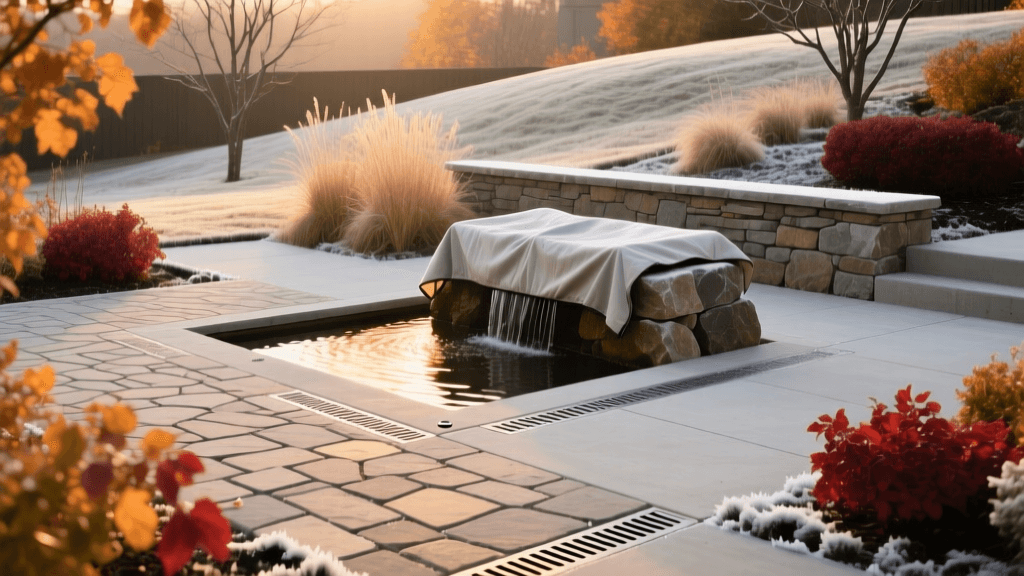 Fall Hardscape Winterization: Protecting Patios and Water Features