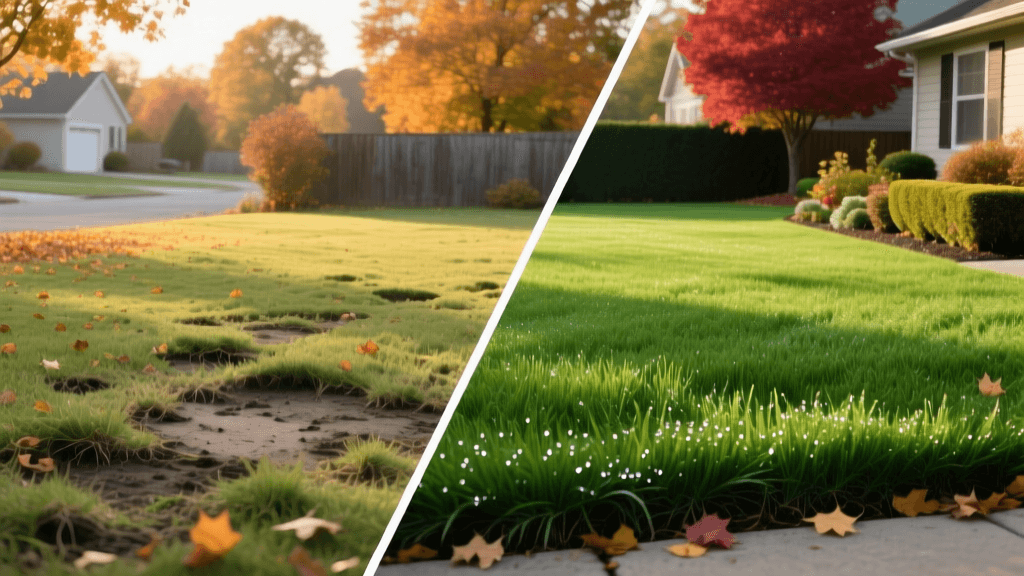 Fall Lawn Renovation: A Before and After Transformation Guide