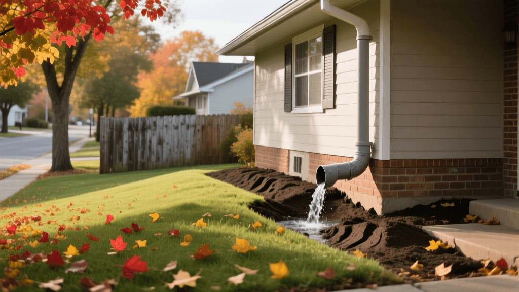 Fall Yard Grading and Drainage Guide to Prevent Basement Mold