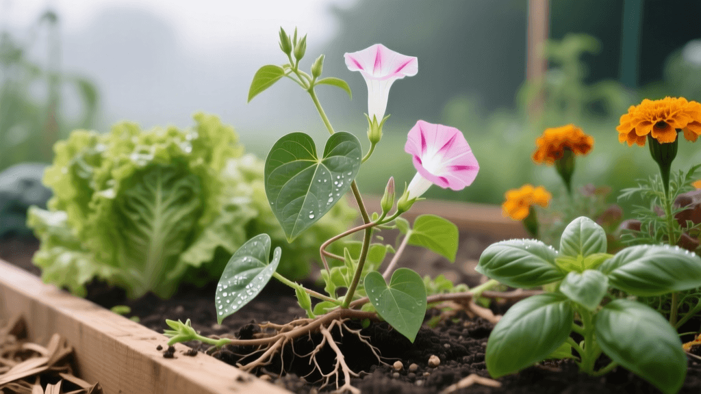 Identifying and Eradicating Field Bindweed in Garden Beds