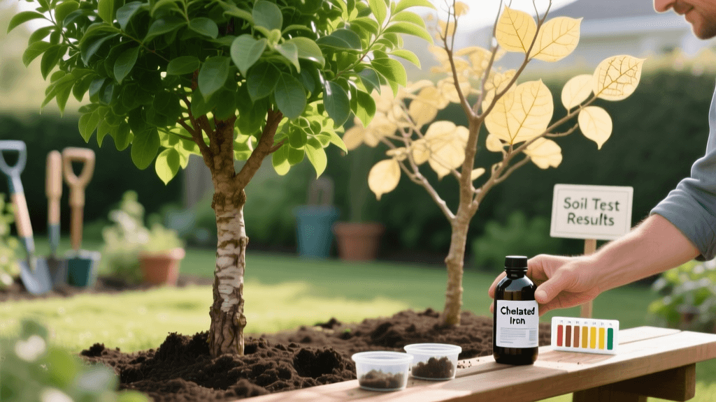 Diagnosing and Fixing Iron Chlorosis in Landscape Trees