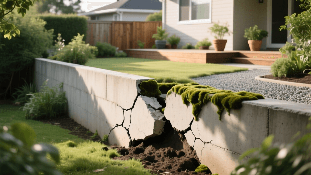 Diagnosing and Fixing a Leaning Landscape Retaining Wall