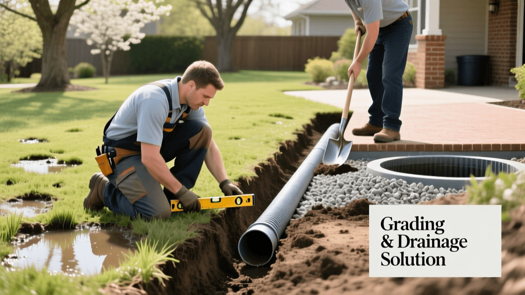 Diagnose and Fix Standing Water and Yard Drainage