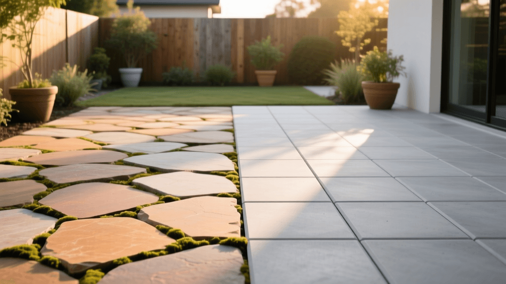 Flagstone vs. Concrete Pavers: Patio Material Guide