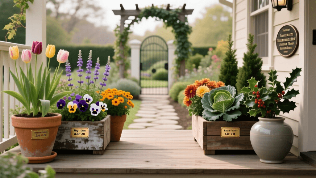 Front Porch Container Garden Seasonal Rotation Plan