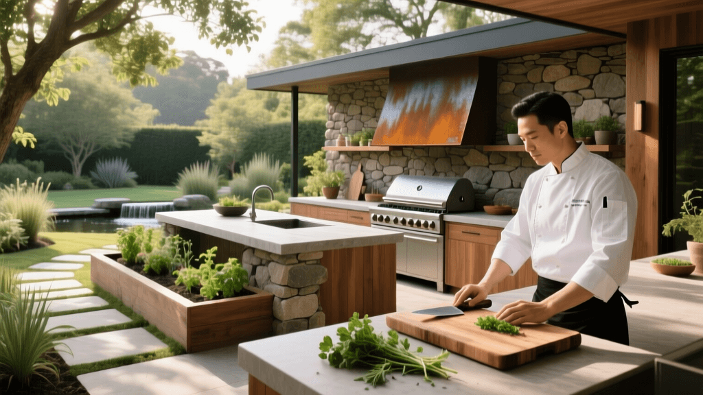 Designing a Garden-to-Table Outdoor Kitchen Space