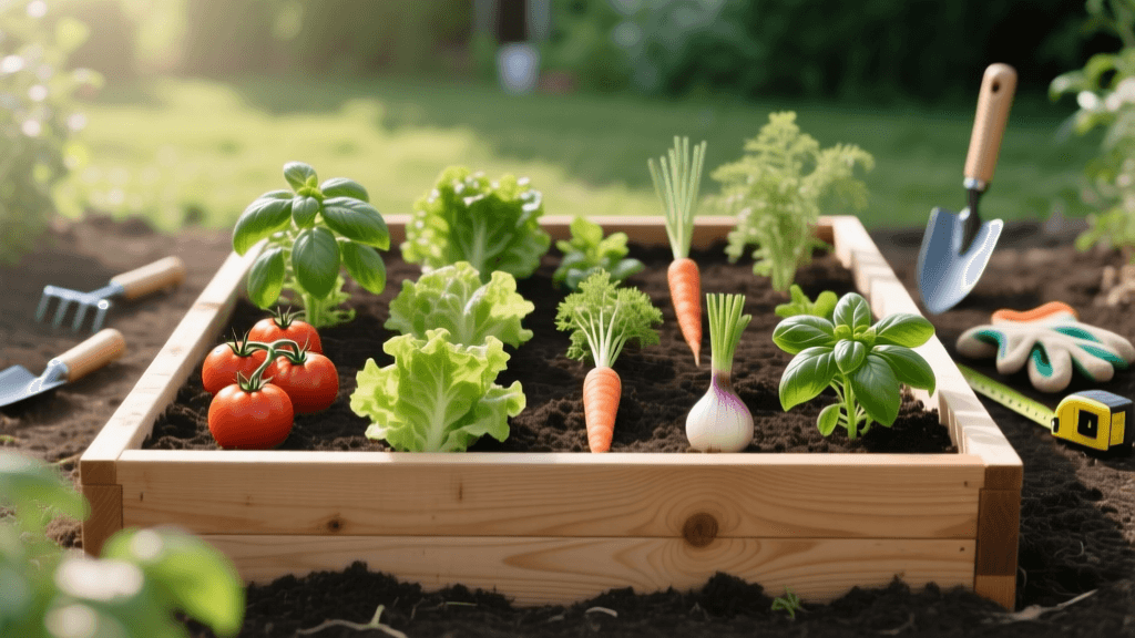 Designing a High-Yield Raised Bed Vegetable Garden Layout