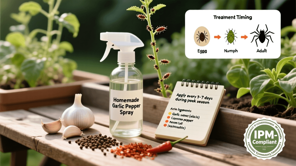 Homemade Garlic Pepper Spray For Aphids And Spider Mites