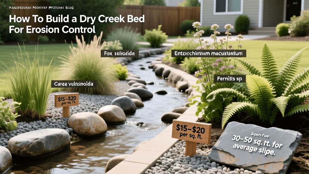 How To Build A Dry Creek Bed For Erosion Control