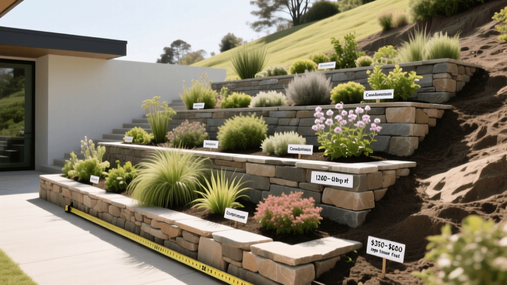 How To Build A Tiered Garden Bed On A Steep Slope