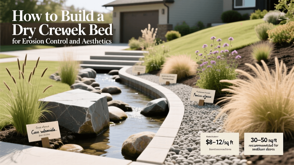 How To Build Dry Creek Bed For Erosion Control And Aesthetics
