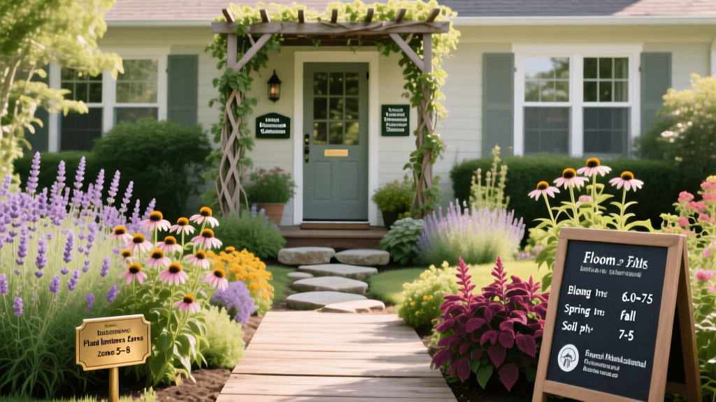 How To Create A Scented Front Entry Garden With Perennials And Annuals