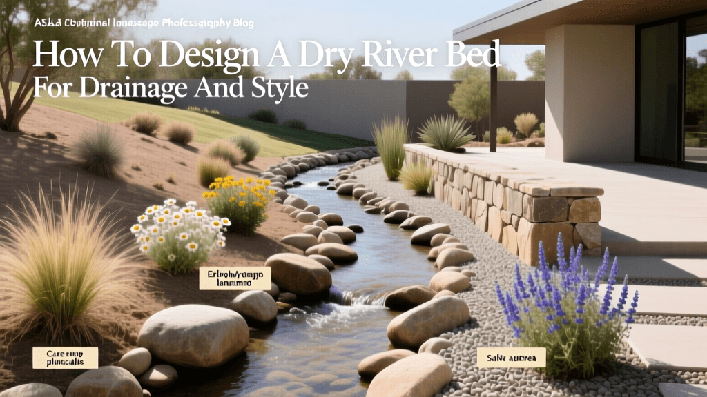 How To Design A Dry River Bed For Drainage And Style