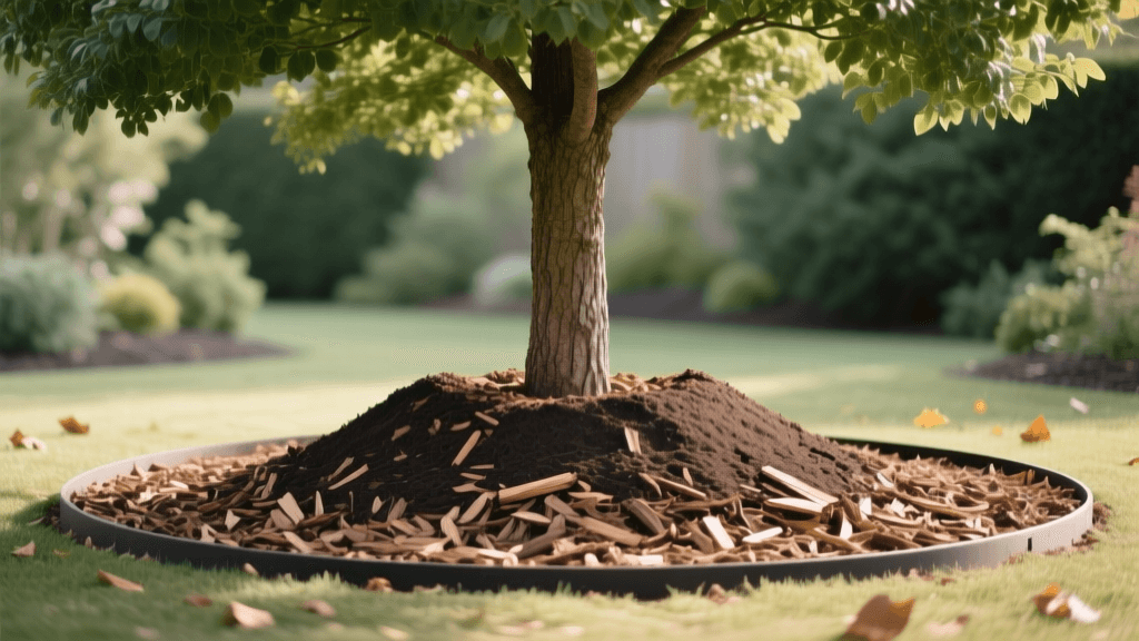 How to Mulch Trees Properly: Avoid Volcano Mulching