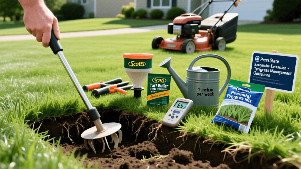 How To Repair Lawn Damage From Compacted Soil