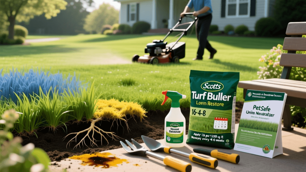 How To Repair Lawn Damage From Dog Urine