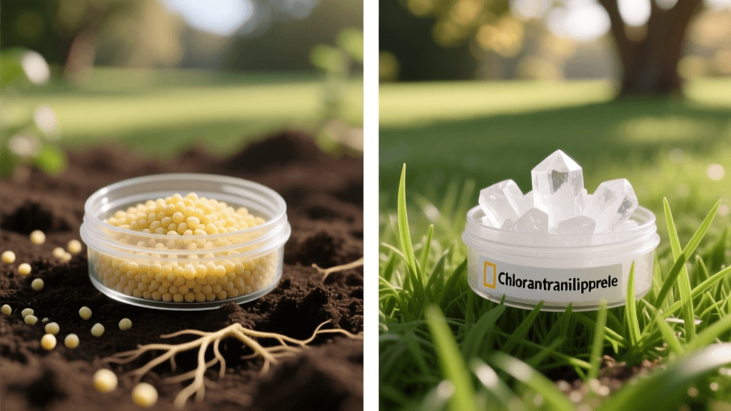 Imidacloprid vs Chlorantraniliprole for Grub Control