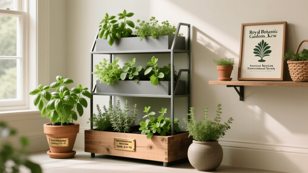 Indoor Herb Garden Lighting And Watering Tips
