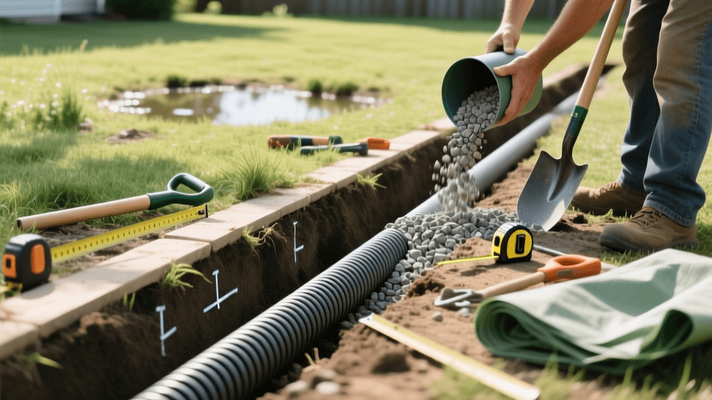 How to Install a French Drain: A Step-by-Step DIY Guide