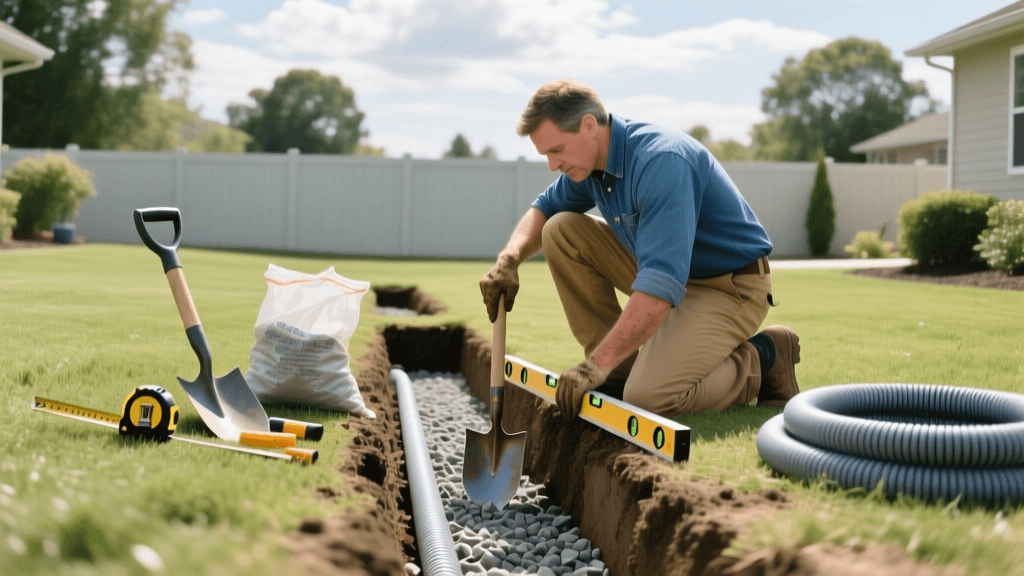 Step-by-Step Guide to Installing a Yard French Drain
