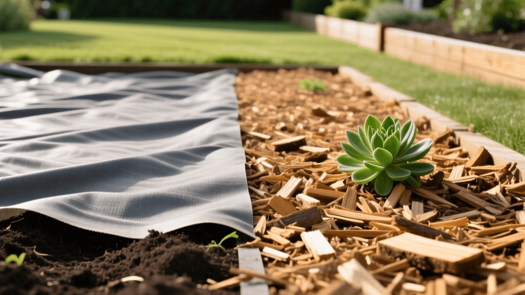 Landscape Fabric vs Wood Mulch: Which Weed Barrier Wins