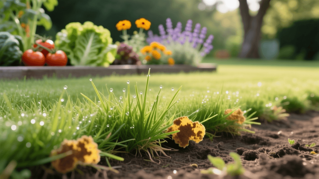 Identifying Lawn Diseases To Protect Adjacent Gardens