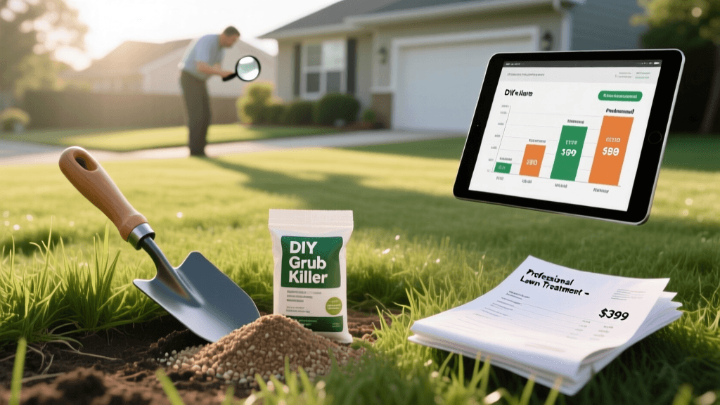 The True Cost of Lawn Grub Control: DIY Versus Pro