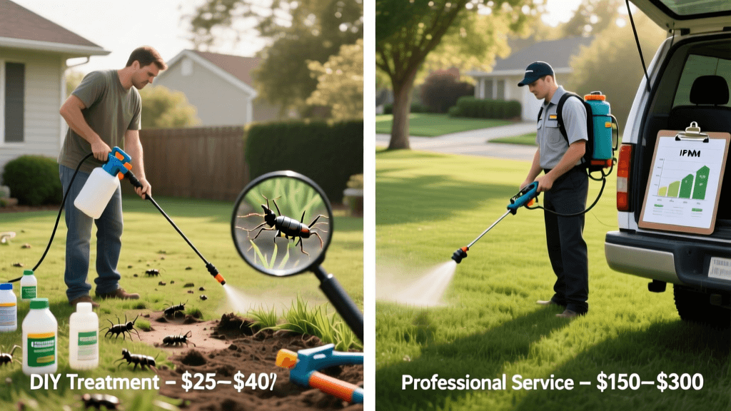 Lawn Grub Control Costs: DIY vs Professional Treatment Guide