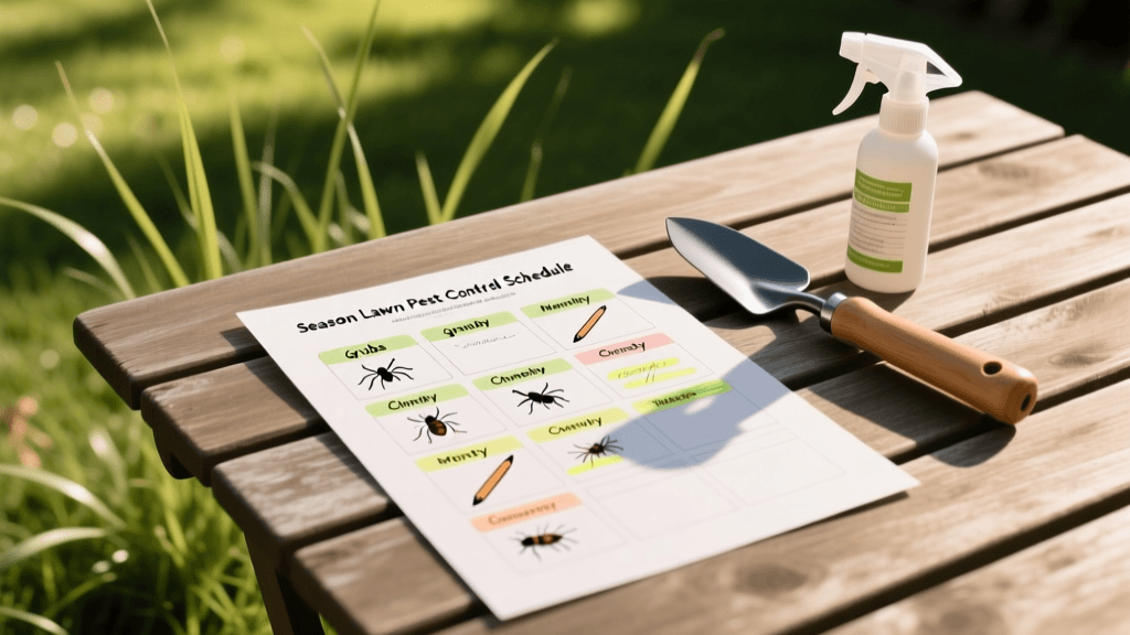 The Ultimate Lawn Pest Control Schedule & Checklist