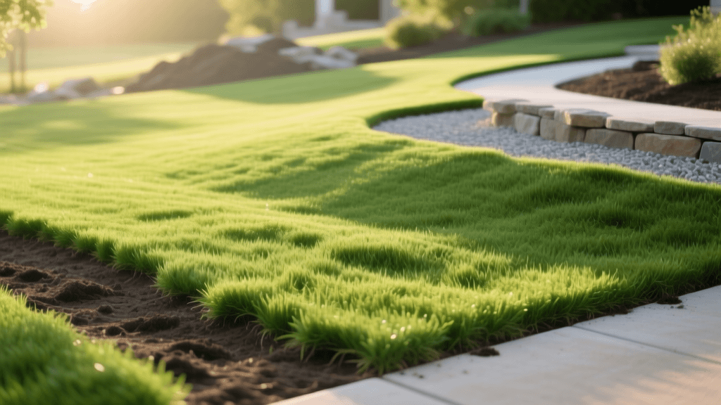 Lawn Recovery After Hardscaping: Fixing Soil and Bare Spots