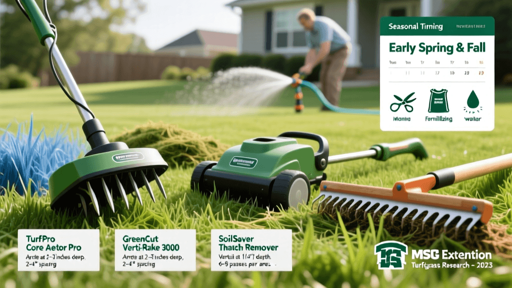 Lawn Thatch Removal Tools And Timing Tips