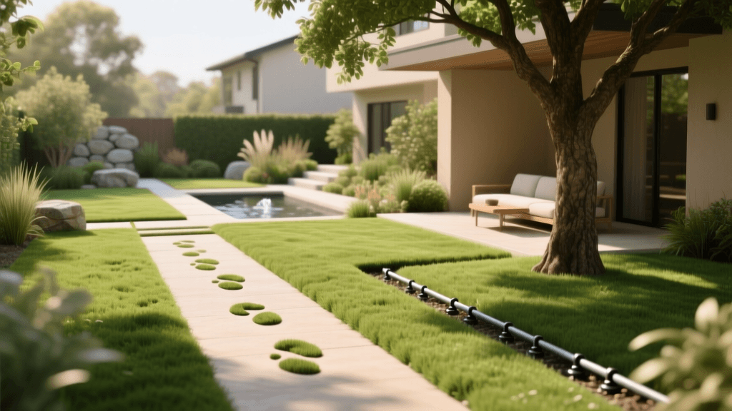 Lawn Zone Design: Planning for Traffic and Microclimates