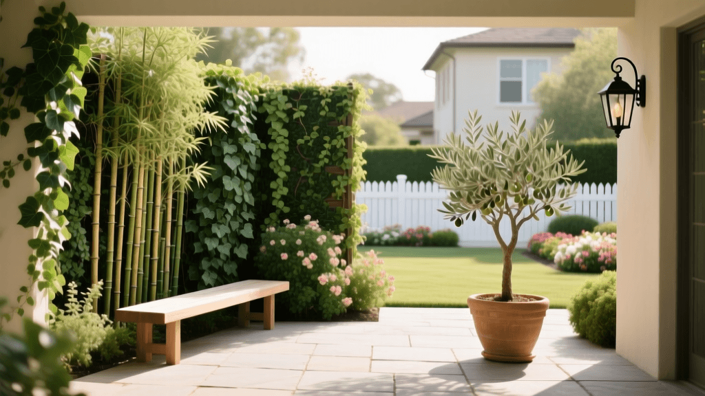 Design a Living Privacy Screen for Patio Entertaining