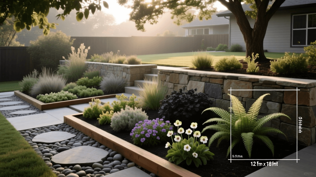 Low Light Perennial Border Design For North Facing Yards