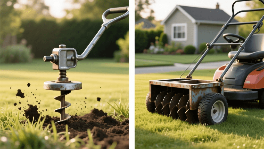 Manual vs Tow-Behind Core Aerators: Which Tool is Best?