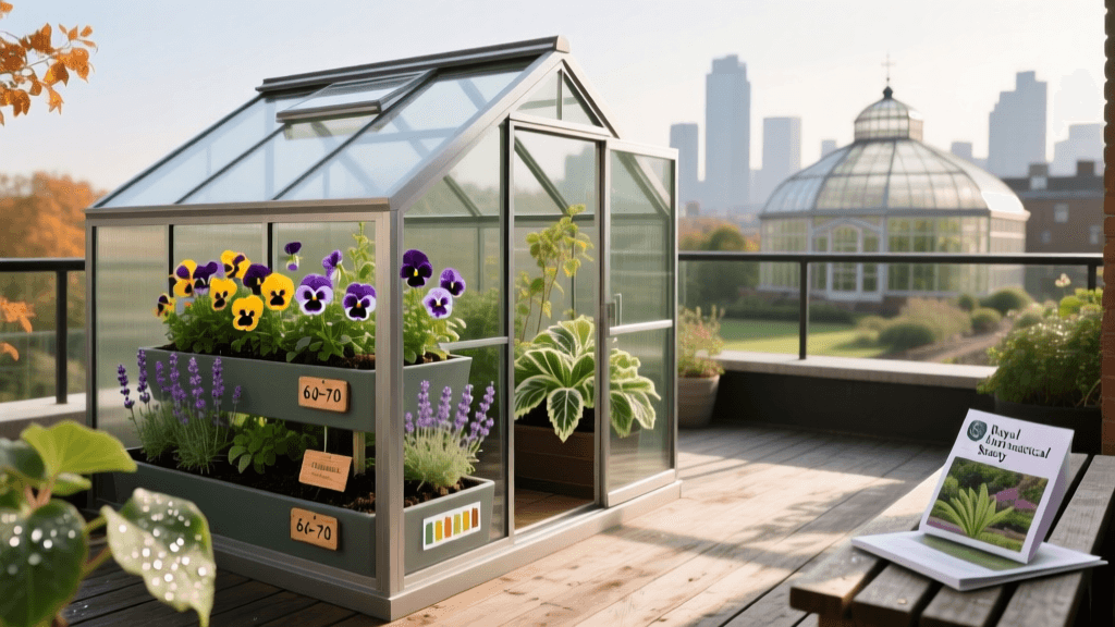 Mini Greenhouse Build For Balcony Winter Growing