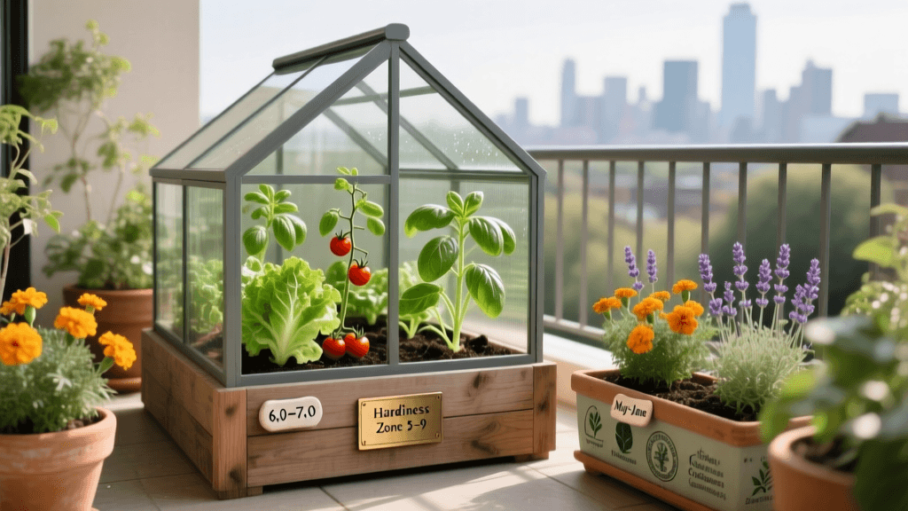 Mini Greenhouse For Balcony Vegetable Starting
