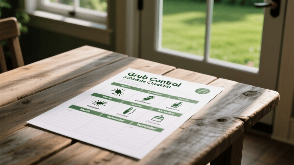 The Ultimate Grub Control Schedule: A Month-by-Month Checklist
