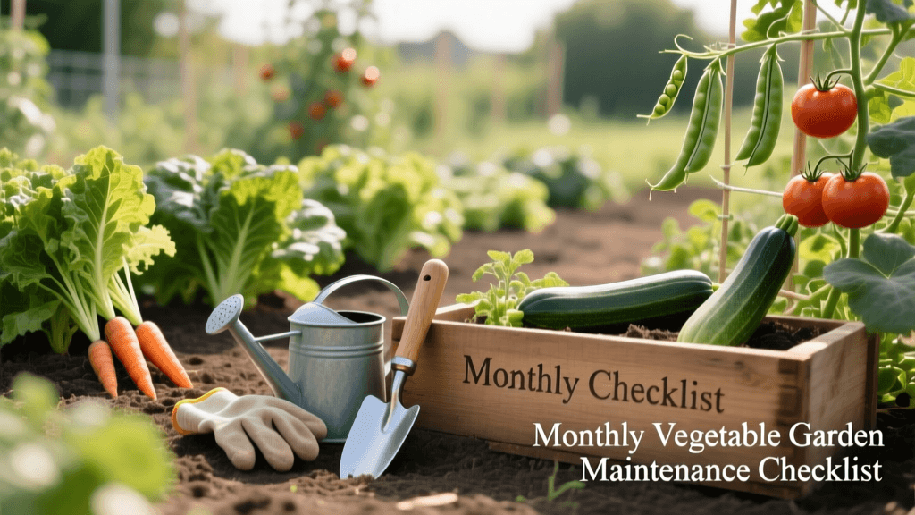 Month-by-Month Vegetable Garden Maintenance Checklist
