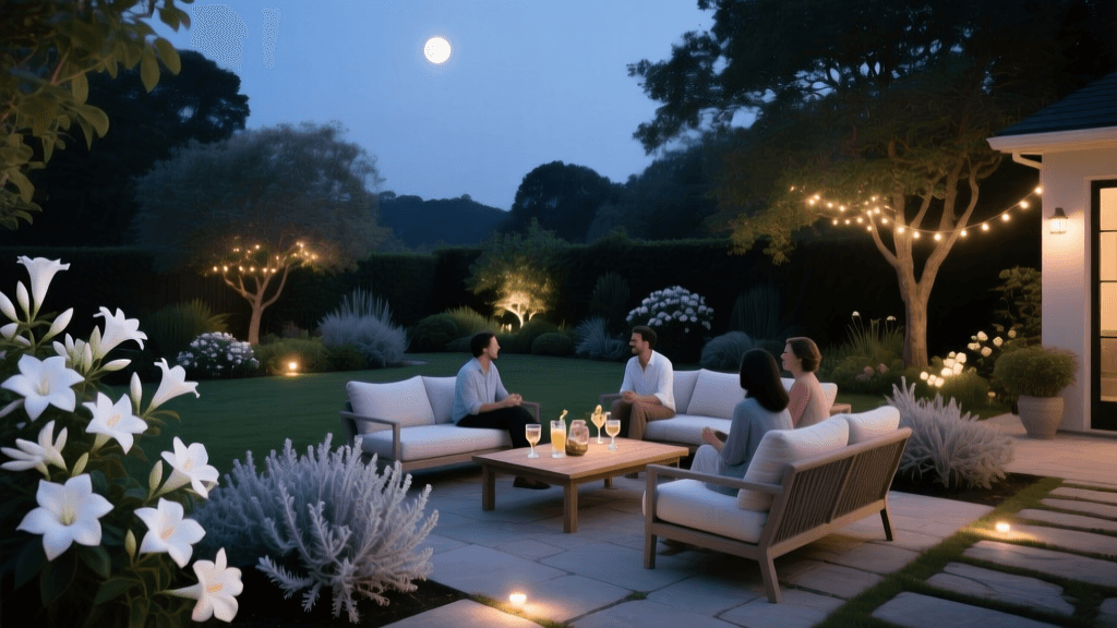 Design a Stunning Moonlight Garden for Entertaining