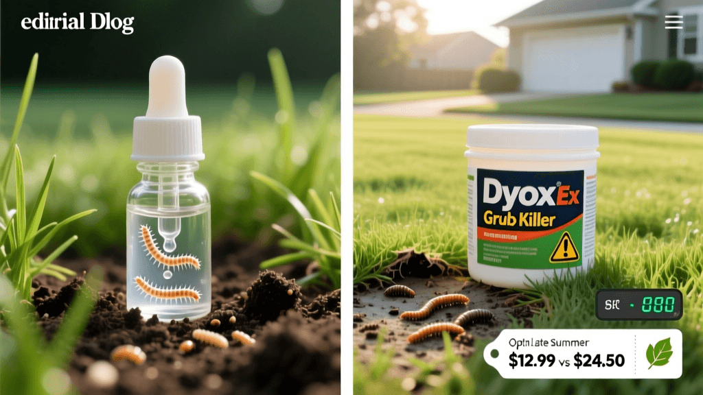Nematodes vs Chemical Grub Killers: A Product Comparison
