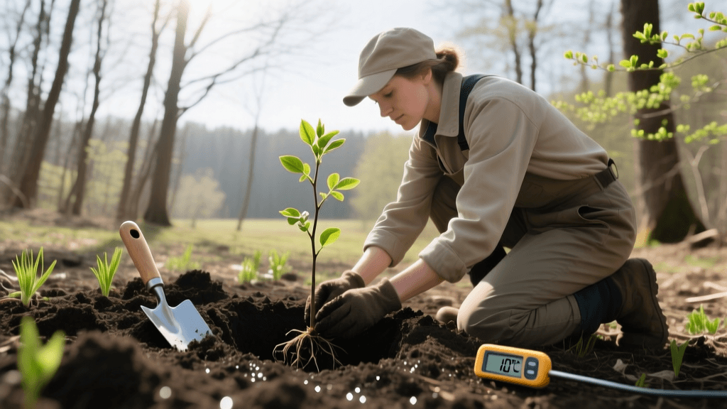 Optimal Seasonal Timing for Planting Trees and Shrubs