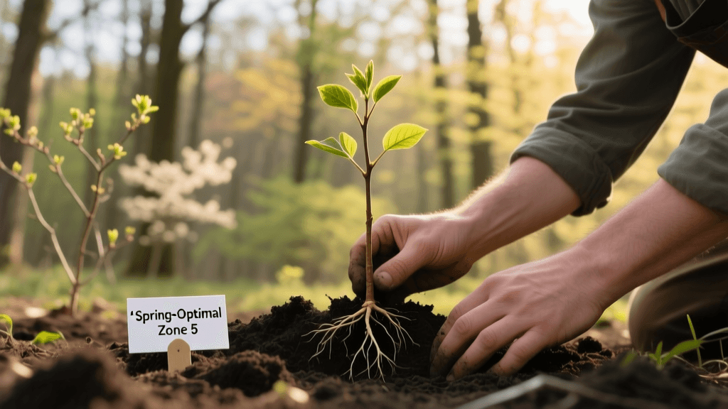 Optimal Tree Planting Schedules by Season and Climate Zone