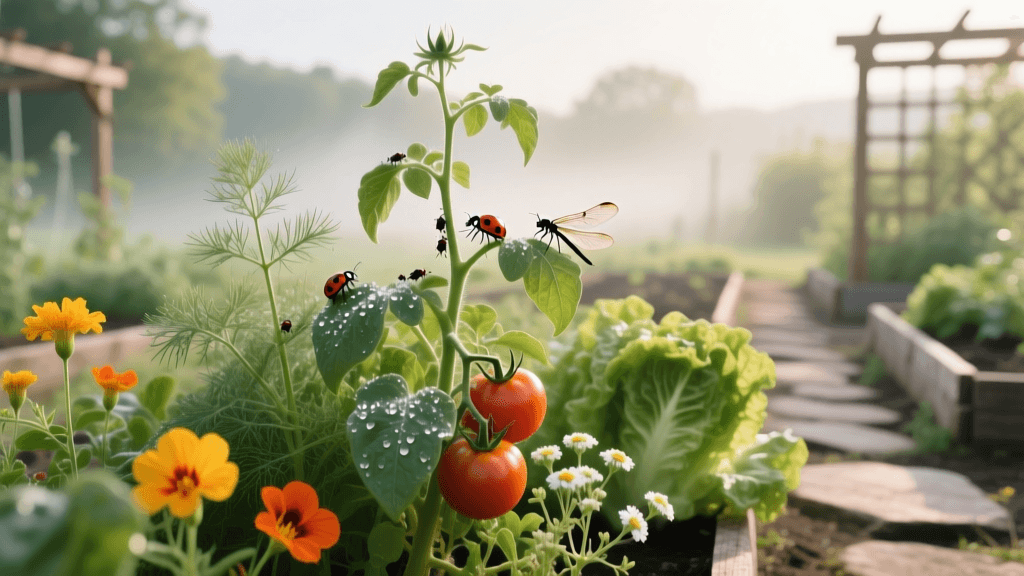 Organic Aphid Control: Companion Plants & Natural Predators