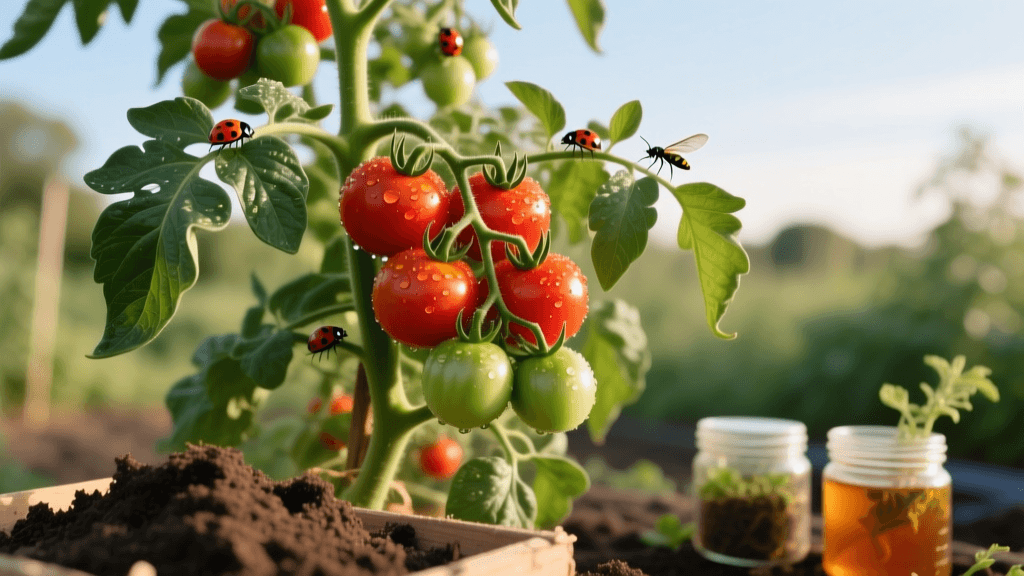DIY Organic Fertilizer and Pest Control for Garden-to-Table Tomatoes