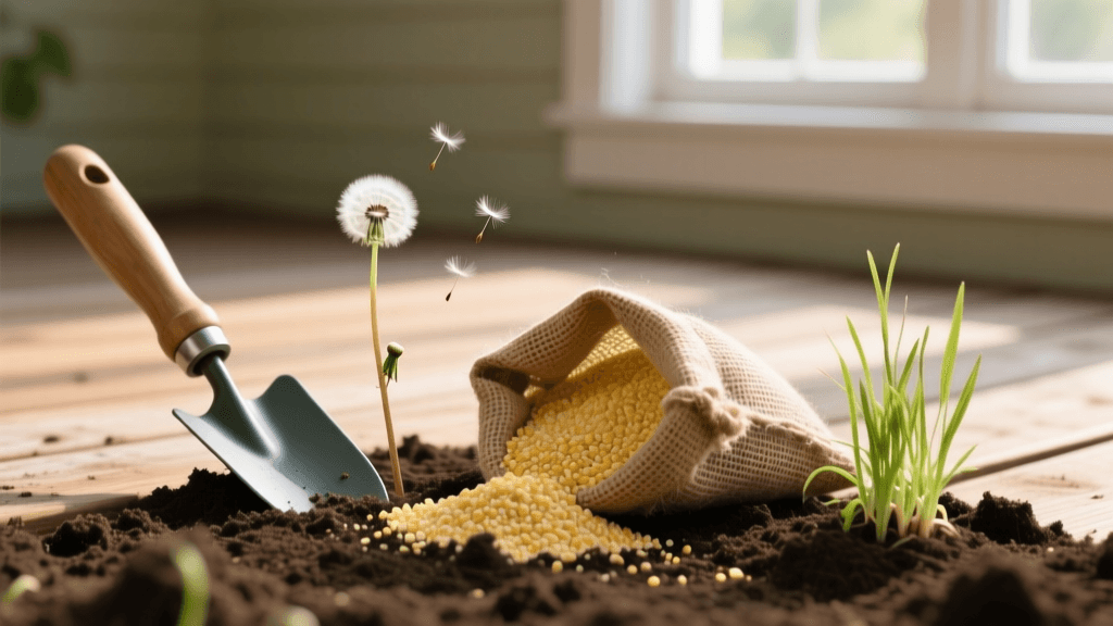 Organic Weed Control: Corn Gluten Meal & Manual Strategies