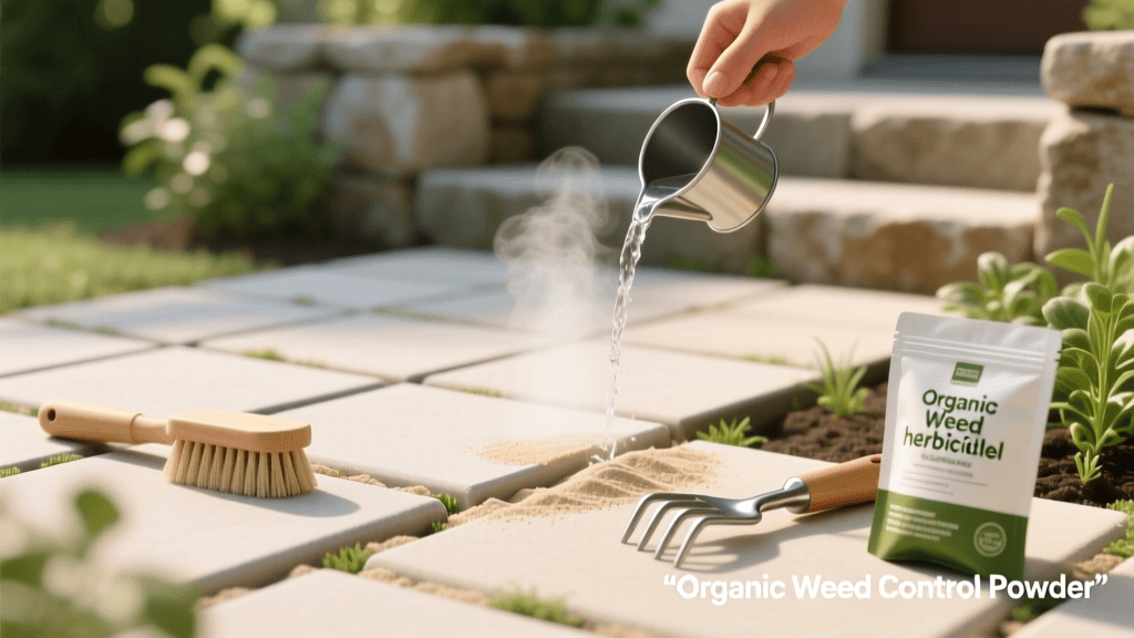 Organic Weed Control for Paver Joints and Hardscapes