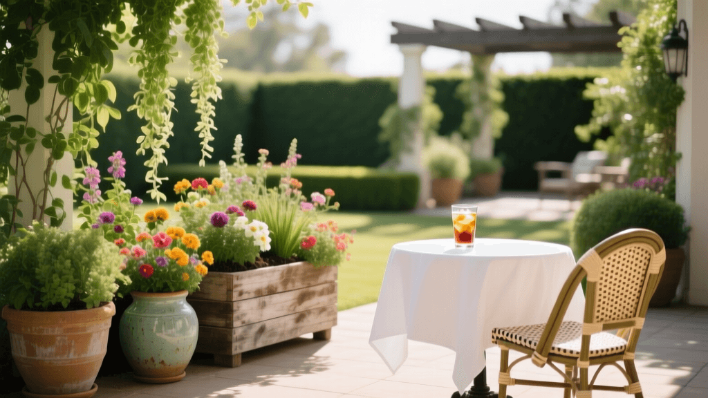 Stunning Patio Container Gardens for Entertaining